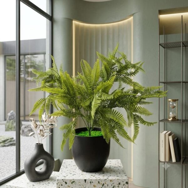 Artificial Boston Fern Plant