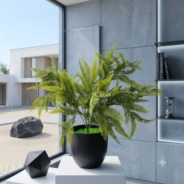 Artificial Boston Fern Plant